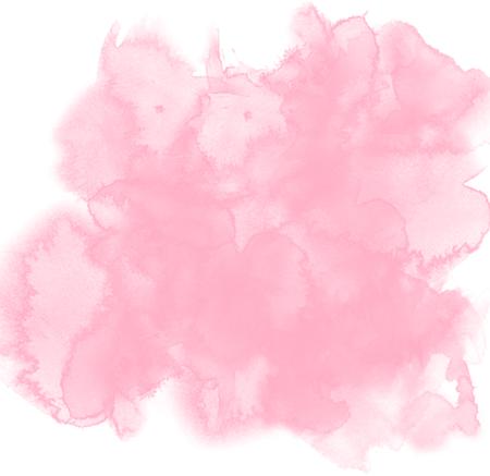 Pink Watercolor Stain Cutout